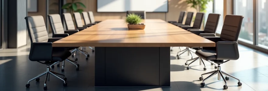 Table de réunion de qualité